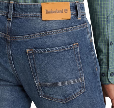 B0A6GKKA111-R Timberland Sandown Denim Slim Erkek Pantolon Mavi