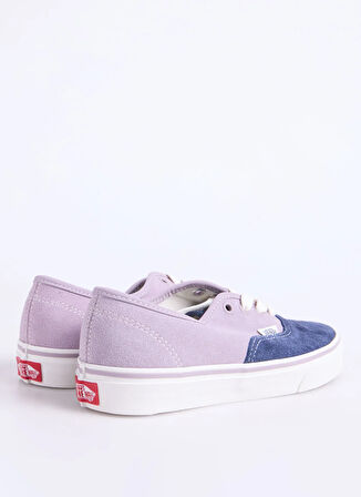 Vans VN000D7YSF51-Authentic Mor Süet + Deri Kadın Lifestyle Ayakkabı