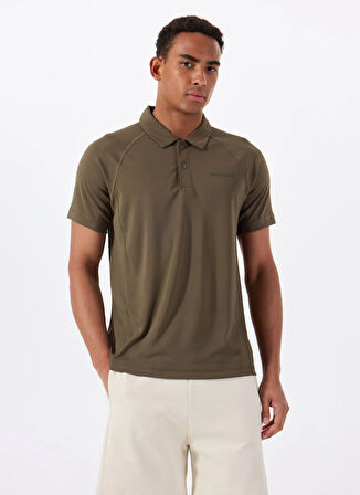 Timberland REFRESHING TOUCH SHORT SLEEVE POLO Yeşil Regular Fit Düz Erkek Polo T-Shirt