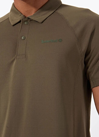 Timberland REFRESHING TOUCH SHORT SLEEVE POLO Yeşil Regular Fit Düz Erkek Polo T-Shirt