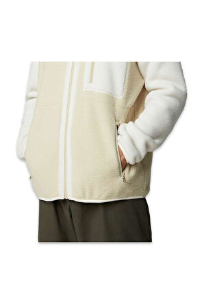 The North Face Nf0A883R M Yumiori Full Zip Polar Krem Unisex Outdoor