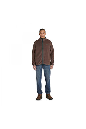 Timberland Tb0A2Q7C Polartec 100 Full Zip Fleece Ceket Kahverengi Erkek Ceket