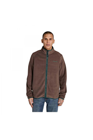 Timberland Tb0A2Q7C Polartec 100 Full Zip Fleece Ceket Kahverengi Erkek Ceket