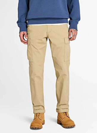 Timberland TB0A2PG9DH41-BROOKLINE Cargo Pant Sarı Normal Bel Straight Paça Regular Fit Düz Erkek Outdoor Pantolonu
