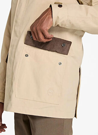 Timberland TB0A44GBY941-Waterproof Barn Coat Bej Regular Fit Düz Erkek Ceket