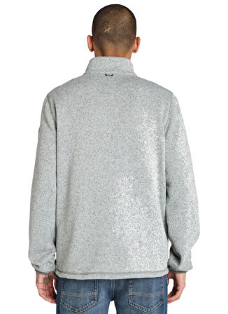Timberland TB0A44T10521-Melange Fleece Jacket Gri Regular Fit Taşlamalı Erkek Ceket