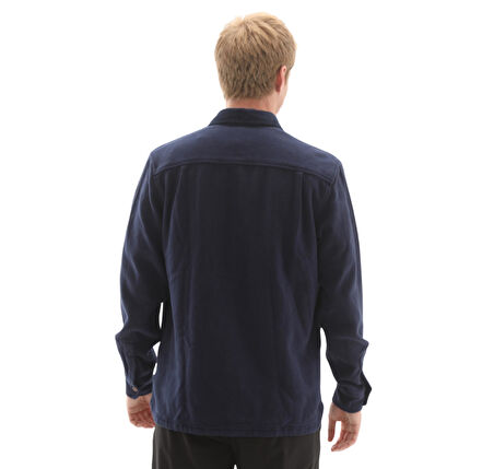 B0A44TN4511-R Timberland Corduroy Collar Utility Overshirt Erkek Ceket Lacivert