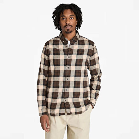 TİMBERLAND Midweight Flannel Check Shirt TB0A44XQG561