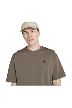 Timberland Tb0A6Gh3 Dunstan River Sleeve Tee Kahverengi Erkek T-Shirt