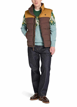 Timberland TB0A6H2KEYM1-Fairisle Sweater Mavi Yuvarlak Yaka Regular Fit Desenli Erkek Sweatshırt