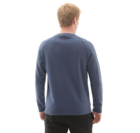 B0A2BNKEYO1-R Timberland Exeter Rıver Brushed Back Crew Sweatshir Erkek Sweatshirt Mavi