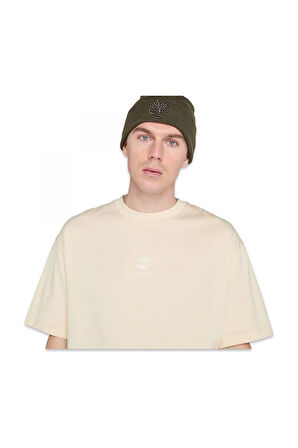 Timberland Tb0A5Mnt Hampthon Tonal Stack Logo Tee Krem Erkek T-Shirt