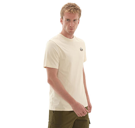 B0A5MRXEFL1-R Timberland Tree Logo Patch Tee Erkek T-Shirt S&amp;uuml;tl&amp;uuml; Kahve