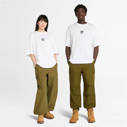 Timberland Short Sleeve Building Blocks Graphic Unisex T-Shirt