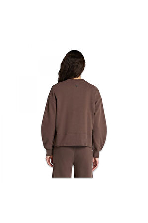Timberland Tb0A41Zb Lush Comfort Crew Sweat Kahverengi Kadın Sweatshirt