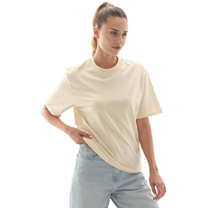 B0A424BEFL1-R Timberland Lush Comfort Short-Sleeve Tee Kadın T-Shirt S&amp;uuml;tl&amp;uuml; Kahve