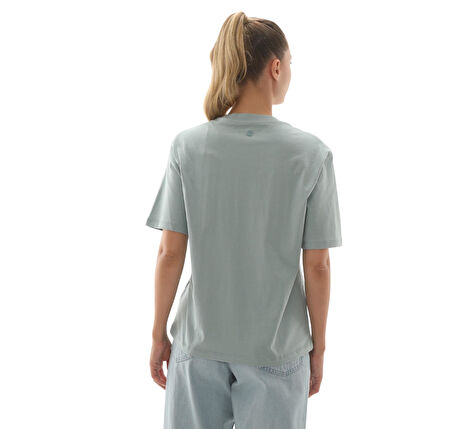 B0A424BEYM1-R Timberland Lush Comfort Short-Sleeve Tee Kadın T-Shirt A&amp;ccedil;ık Mavi
