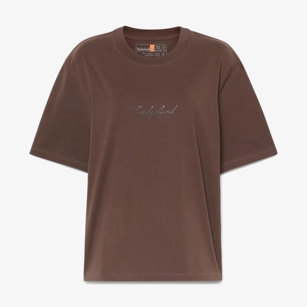 Timberland Lush Comfort Short-Sleeve Kadın Kahverengi T-Shirt