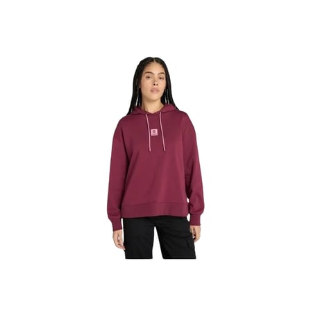 Timberland Stack Logo Loop Back Hoodie Kadın Sweatshirt - TB0A5SX26481