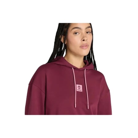 Timberland Stack Logo Loop Back Hoodie Kadın Sweatshirt - TB0A5SX26481