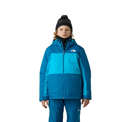 F0A88TZD201-R The North Face B Freedom Insulated Jacket &amp;Ccedil;ocuk Mont Mavi