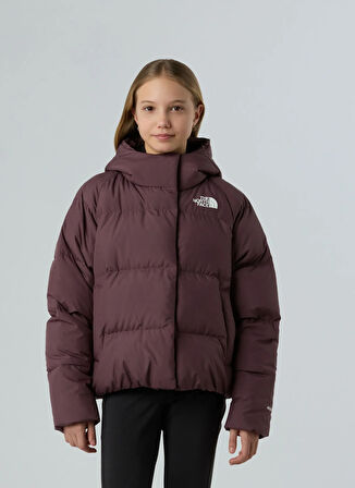 The North Face Kızıl Kahve Kız Çocuk Mont NF0A88UDBQ71-G NORTH DOWN HOODED JA
