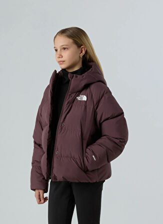The North Face Kızıl Kahve Kız Çocuk Mont NF0A88UDBQ71-G NORTH DOWN HOODED JA