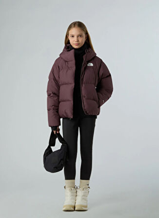 The North Face Kızıl Kahve Kız Çocuk Mont NF0A88UDBQ71-G NORTH DOWN HOODED JA