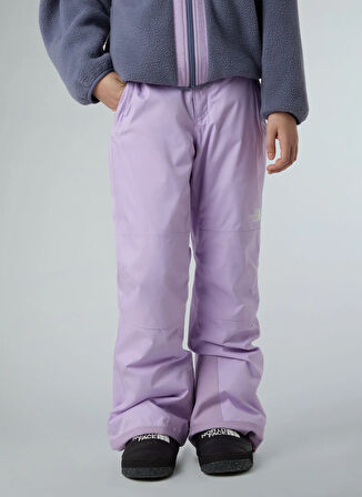 The North Face Lastikli Bel Lila Kız Çocuk Kayak Pantolonu NF0A88UHQZI1-G FREEDOM INSULATED PA
