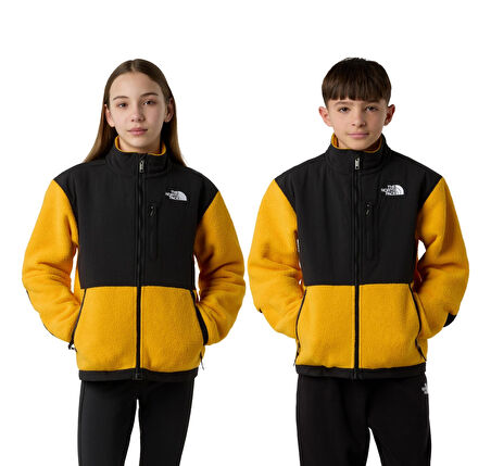 F0A8EJS56P1-R The North Face Teen Denalı Jacket &amp;Ccedil;ocuk Ceket Siyah