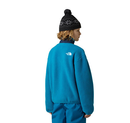 F0A8AZGDDI1-R The North Face B Yumıorı Full Zıp Jacket &amp;Ccedil;ocuk Ceket Mavi