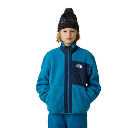 F0A8AZGDDI1-R The North Face B Yumıorı Full Zıp Jacket &amp;Ccedil;ocuk Ceket Mavi
