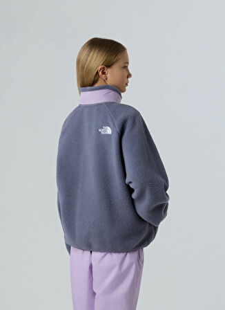 The North Face Düz Lila Kız Çocuk Polar Üst NF0A8AZHDIN1-G YUMIORI FULL ZIP JAC