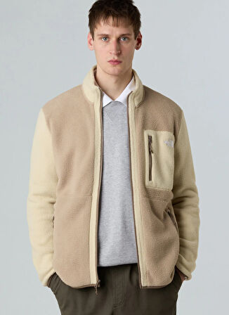 The North Face NF0A883REOZ1-M YUMIORI FULL ZIP Gri Fermuarlı Yaka Standart Düz Erkek Sweatshırt