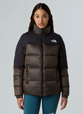 The North Face NF0A8E140BI1-W DIABLO DOWN JACKET Kahve Düz Kadın Mont