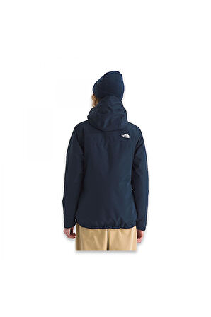 The North Face Nf0A8D3D W Carto Mono Triclimate Hooded Jacket Lacivert Kadın Outdoor