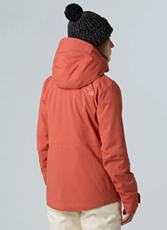 NF0A8DDSBOU1-W LENADO JACKET Kahve Kapüşon Yaka Standart Fit Kadın Yağmurluk