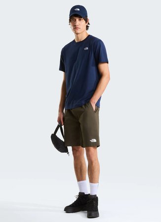 The North Face NF0A8CZ28K21- EVOLUTION SIMPLE DOME Lacivert Yuvarlak Yaka Regular Fit Düz Erkek T-Shirt