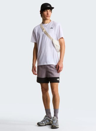 The North Face NF0A8CZ2FN41-M EVOLUTION SIMPLE DOM Beyaz Yuvarlak Yaka Regular Fit Düz Erkek T-Shirt
