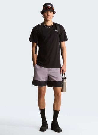 The North Face NF0A8CZ2JK31-M EVOLUTION SIMPLE DOM Siyah Yuvarlak Yaka Regular Fit Düz Erkek T-Shirt