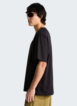 The North Face NF0A8EVWJK31-ESSENTIAL SIMPLE DOME Siyah Yuvarlak Yaka Regular Fit Düz Erkek T-Shirt