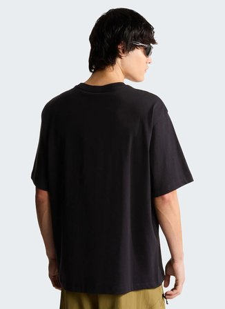 The North Face NF0A8EVWJK31-ESSENTIAL SIMPLE DOME Siyah Yuvarlak Yaka Regular Fit Düz Erkek T-Shirt