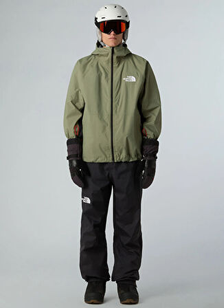 The North Face NF0A82VMD0L1-M BUILD UP JACKET Yeşil Standart Düz Erkek Ceket