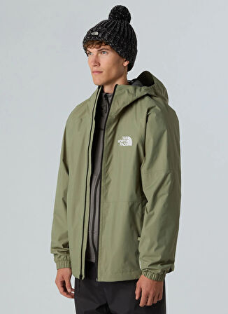 The North Face NF0A82VMD0L1-M BUILD UP JACKET Yeşil Standart Düz Erkek Ceket
