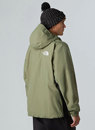 The North Face NF0A82VMD0L1-M BUILD UP JACKET Yeşil Standart Düz Erkek Ceket