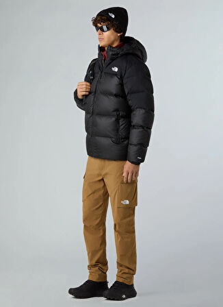 The North Face NF0A8992GOC1-DIABLO DOWN 2.0 HOODIE Siyah Düz Erkek Mont