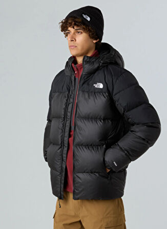 The North Face NF0A8992GOC1-DIABLO DOWN 2.0 HOODIE Siyah Düz Erkek Mont
