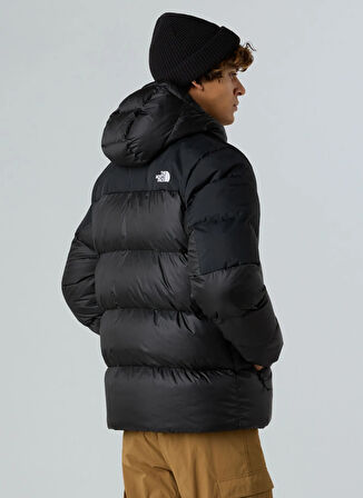 The North Face NF0A8992GOC1-DIABLO DOWN 2.0 HOODIE Siyah Düz Erkek Mont