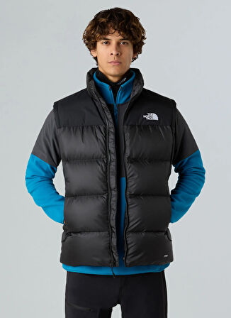 The North Face NF0A8994GOC1-M DIABLO DOWN 2.0 VEST Siyah Düz Erkek Mont