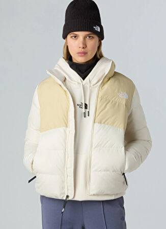 The North Face NF0A89JDTIU1-W SAIKURU JACKET Bej Düz Kadın Mont